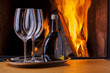 delicious drinks at the fireplace & flash
