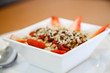Strawberries and Walnuts in Oatmeal