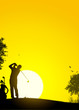 Illustration: Golf background Golf background