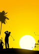 Illustration: Golf background Golf background