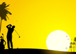 Illustration: Golf background Golf background