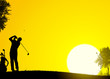 Illustration: Golf background Golf background