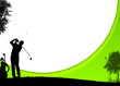 Illustration: Golf background Golf background