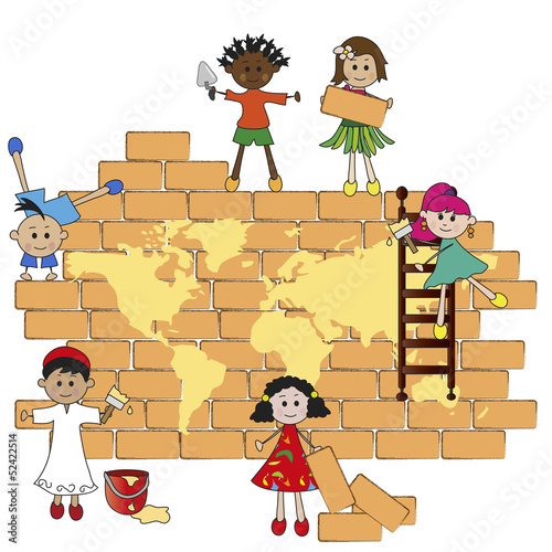 Illustration: world children world children