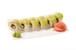 rolls with eel and avocado