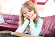 Photo: reading girl reading girl