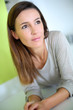 Portrait of smiling young brunette