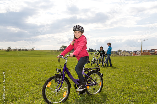 Photo: cycling family cycling family