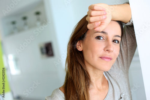 Photo: Portrait of relaxed young woman Portrait of relaxed young woman