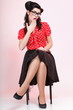 Photo: young woman, college student or teacher young woman, college student or teacher