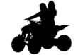 Girls on ATV