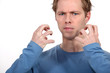 Frustrated man