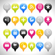 Vector: Social Media - Pins (I) Social Media - Pins (I)