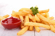 Photo: french fries and ketchup french fries and ketchup