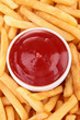 Photo: french fries and ketchup french fries and ketchup