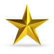 3D Golden Star