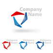 Вектор: triangle logo design triangle logo design