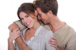 young couple of lovers laughing