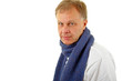 Mann mit Schal