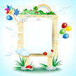Vektor: Spring signboard Spring signboard