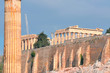 Temple of Olympian Zeus and Acropolis with Parthenon