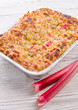 rhubarb tart