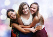 Students girls having fun