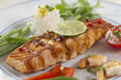 Pavé de saumon grillé & Garniture