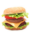 Appetizing hamburger