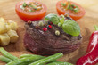 Pavet de boeuf sur planche