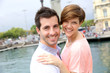 Couple spending week-end in Barcelona