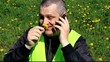 Worker on dandelion field episode 2