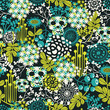 Cute skulls seamless pattern.