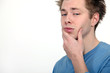 Confused man