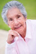 Beautiful retired woman
