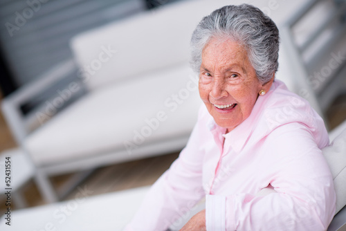 Photo: Happy senior woman Happy senior woman