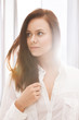 Photo: woman in sunlight woman in sunlight