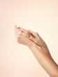 female soft skin hands