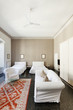 beautiful hotel room in old historic building, suite