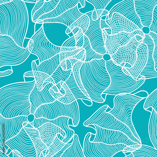Vector: Hand drawn seamless floral pattern. Hand drawn seamless floral pattern.