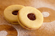 Photo: Linzer cookie with cherry jam Linzer cookie with cherry jam