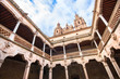 Patio de la Casa de las Conchas in Salamanca, Spain