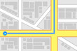 City Map Travel Route