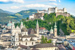 Photo: Beautiful view of the historic city of Salzburg, Austria Beautiful view of the historic city of Salzburg, Austria