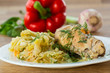 braised cabbage with meat rabbit