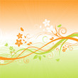 Summer floral background