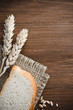 Photo: sliced bread and ears of wheat sliced bread and ears of wheat