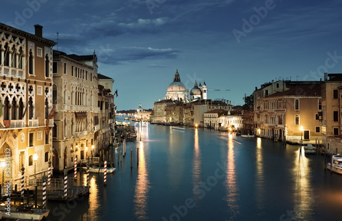 Photo: Grand Canal and Basilica Santa Maria della Salute, Venice, Italy Grand Canal and Basilica Santa Maria della Salute, Venice, Italy