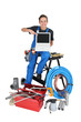 woman plumber