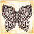 Beautiful butterflies seamless